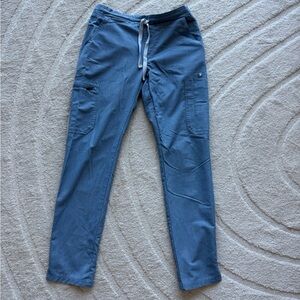 Figs Yola Heather Indigo Blue Scrub Pants XS